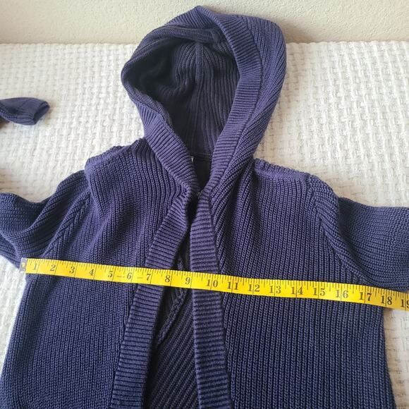 Ivivva by Lululemon Purple Blue Hooded Cardigan Girls Size 12 - Picture 7 of 9
